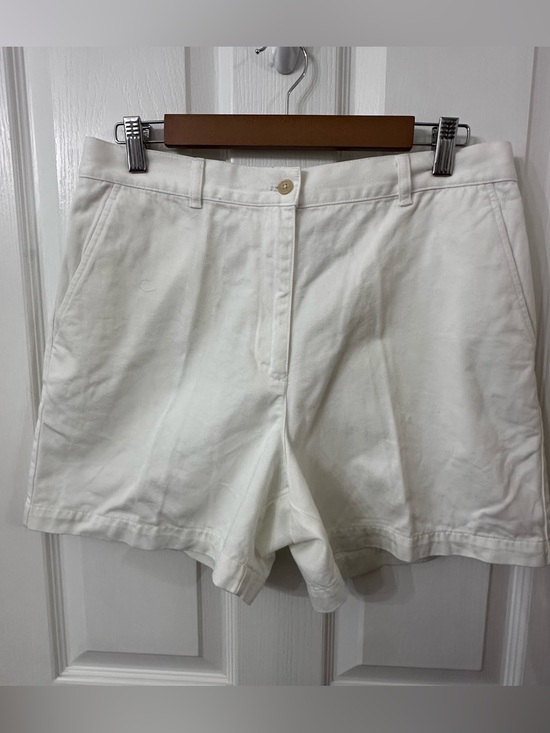 Lauren Ralph Lauren Pants - Lauren Ralph Lauren White High Waisted Cotton Chino Shorts 12P